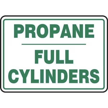 Accuform CYLINDER SIGN PROPANE CYLINDER STATUS MCPG543XT